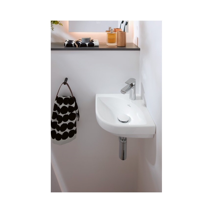 Villeroy & Boch 43714601 - Kampinis pakabinamas praustuvas SUBWAY 3.0 32x32 cm keramika/balta