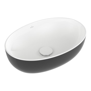 Villeroy & Boch 438848BCT8 - Įleidžiamas praustuvas ARTIS 48x32,5 cm keramika/juoda