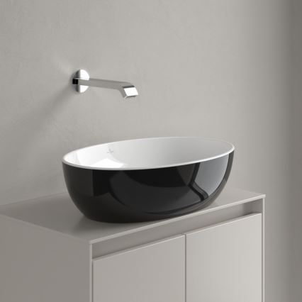 Villeroy & Boch 438848BCT8 - Įleidžiamas praustuvas ARTIS 48x32,5 cm keramika/juoda