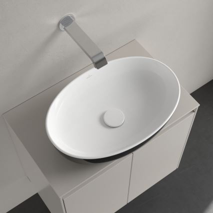 Villeroy & Boch 438848BCT8 - Įleidžiamas praustuvas ARTIS 48x32,5 cm keramika/juoda