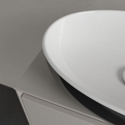 Villeroy & Boch 438848BCT8 - Įleidžiamas praustuvas ARTIS 48x32,5 cm keramika/juoda