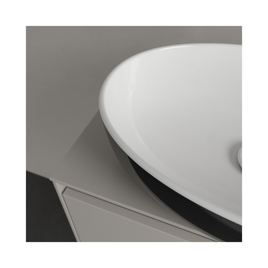 Villeroy & Boch 438848BCT8 - Įleidžiamas praustuvas ARTIS 48x32,5 cm keramika/juoda