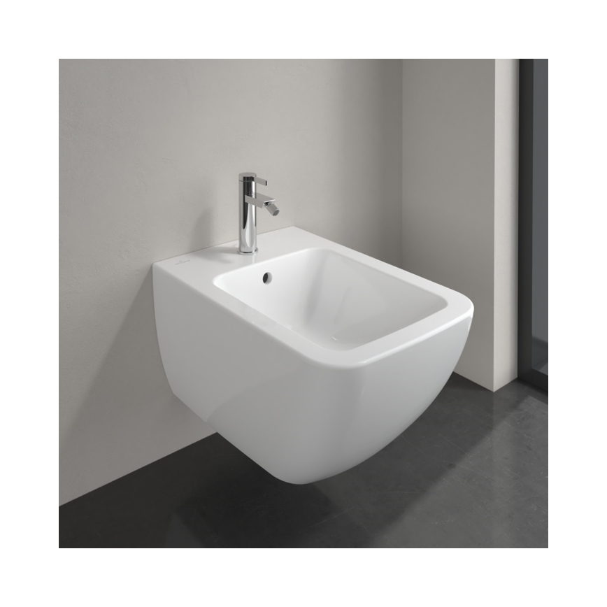 Villeroy & Boch 44110001 - Pakabinamas bidė VENTICELLO keramika/balta