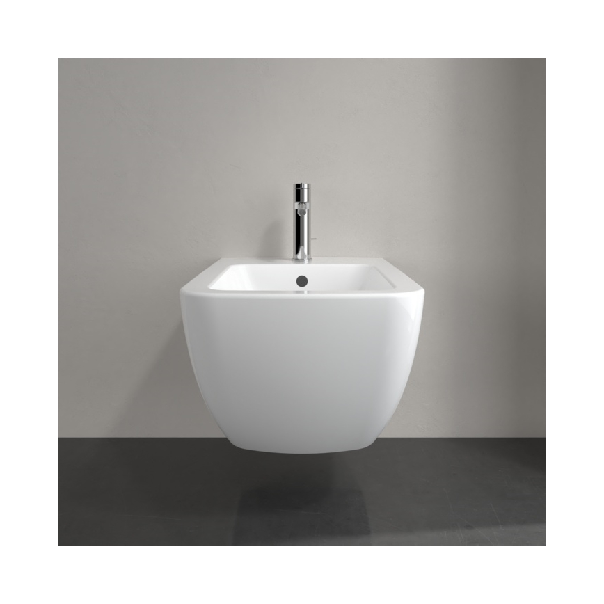 Villeroy & Boch 441100R1 - Pakabinamas bidė VENTICELLO keramika/balta
