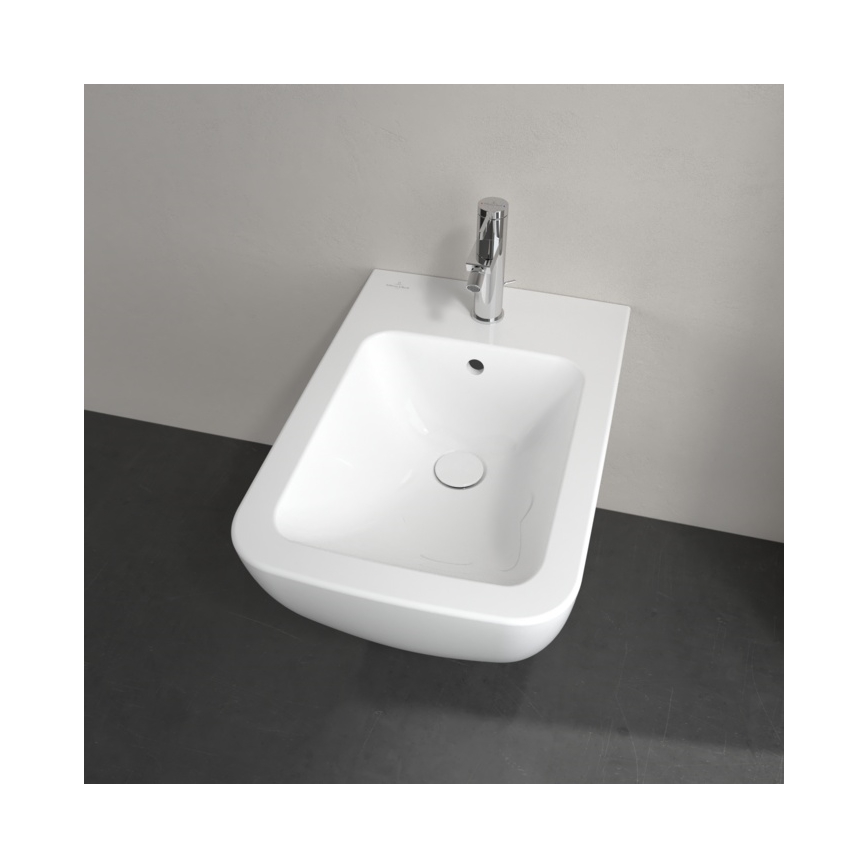 Villeroy & Boch 441100R1 - Pakabinamas bidė VENTICELLO keramika/balta