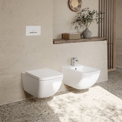 Villeroy & Boch 441100R1 - Pakabinamas bidė VENTICELLO keramika/balta