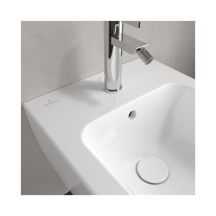 Villeroy & Boch 441100R1 - Pakabinamas bidė VENTICELLO keramika/balta
