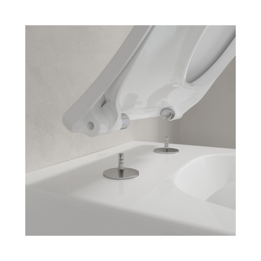 Villeroy & Boch 4611RS01 - Pakabinamas klozetas su SoftClose tualeto sėdyne VENTICELLO keramika/balta