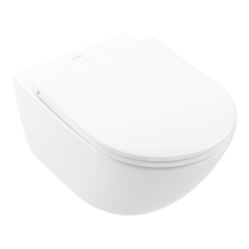 Villeroy & Boch 4670T901 - Pakabinamas klozetas su SoftClose sėdyne SUBWAY 3.0 keramika/balta