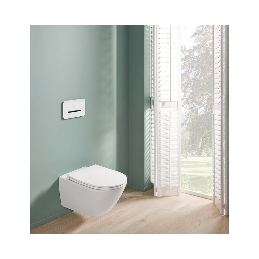 Villeroy & Boch 4670T901 - Pakabinamas klozetas su SoftClose sėdyne SUBWAY 3.0 keramika/balta