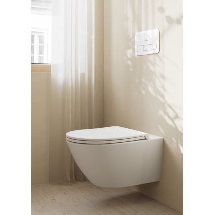 Villeroy & Boch 4670T9R1 - Pakabinamas klozetas su SoftClose sėdyne SUBWAY 3.0 keramika/balta