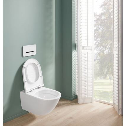 Villeroy & Boch 4670T9R1 - Pakabinamas klozetas su SoftClose sėdyne SUBWAY 3.0 keramika/balta