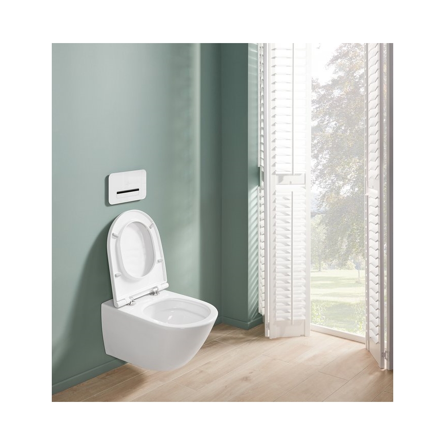 Villeroy & Boch 4670T9R1 - Pakabinamas klozetas su SoftClose sėdyne SUBWAY 3.0 keramika/balta