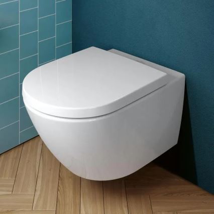 Villeroy & Boch 4670TS01 - pakabinamas unitazas su SoftClose sėdyne SUBWAY 3.0 keramika/balta