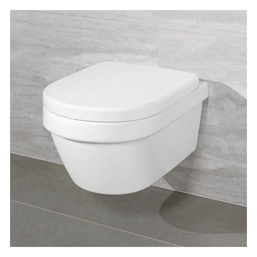 Villeroy & Boch 4694HRR1 - Pakabinamas WC su SoftClose sėdyne ARCHITECTURA keramika/balta