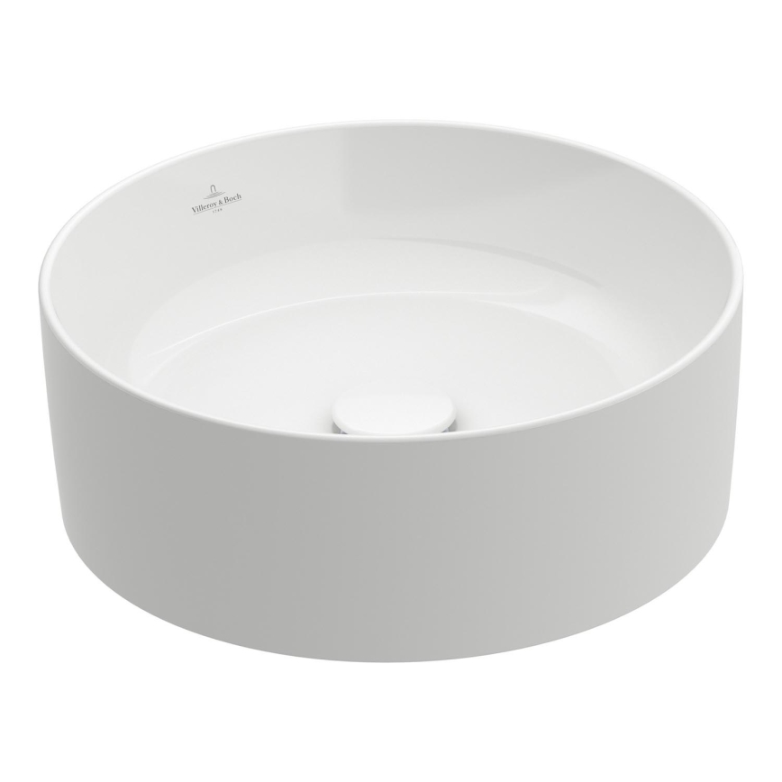Villeroy & Boch 4A1840R1 - Ant stalviršio montuojamas praustuvas COLLARO Ø 40 cm, keramika/balta