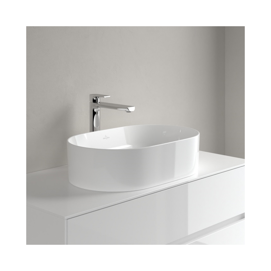 Villeroy & Boch 4A195601 - Ant stalviršio montuojamas praustuvas COLLARO 56x36 cm keramika/balta