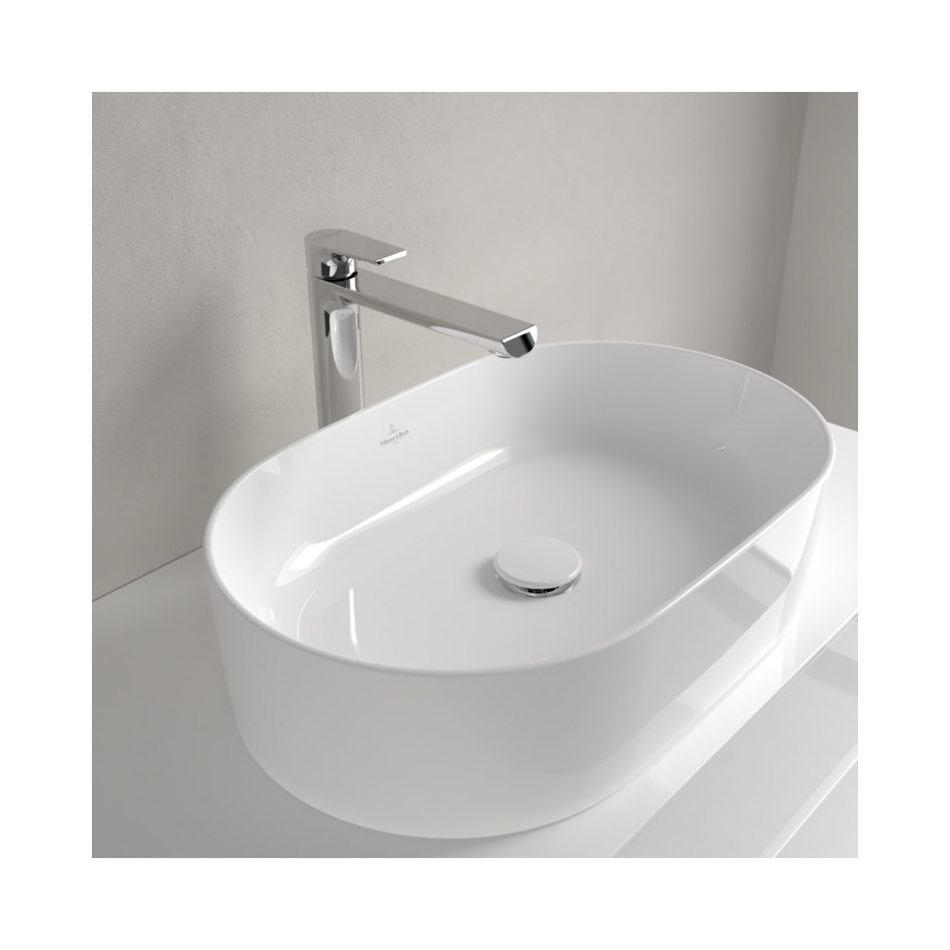 Villeroy & Boch 4A195601 - Ant stalviršio montuojamas praustuvas COLLARO 56x36 cm keramika/balta