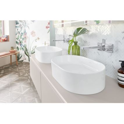 Villeroy & Boch 4A195601 - Ant stalviršio montuojamas praustuvas COLLARO 56x36 cm keramika/balta
