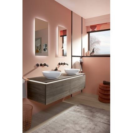 Villeroy & Boch 4A450001 - Ant stalviršio montuojamas praustuvas LOOP&FRIENDS Ø 38 cm, keramika / balta