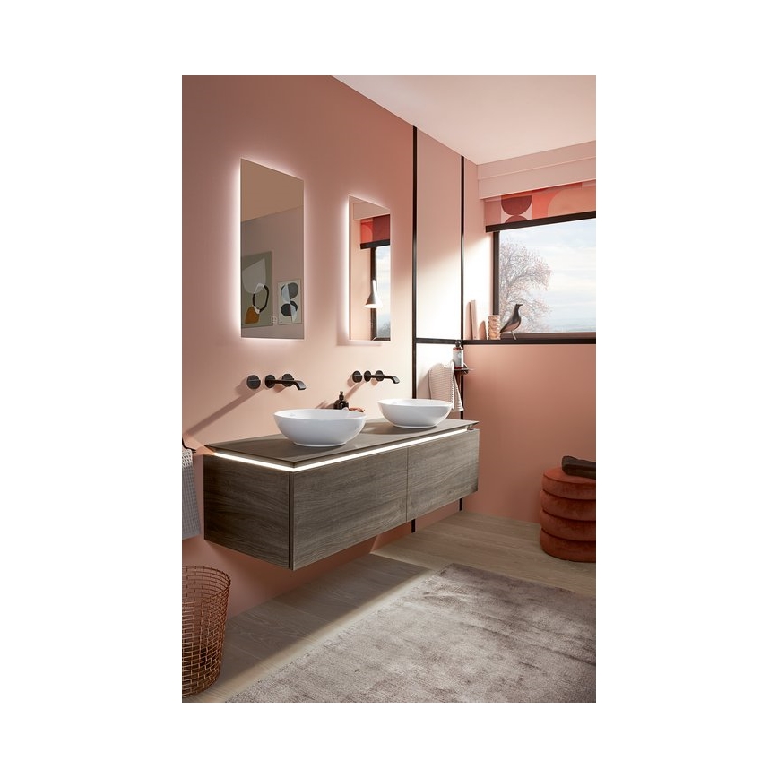 Villeroy & Boch 4A450001 - Ant stalviršio montuojamas praustuvas LOOP&FRIENDS Ø 38 cm, keramika / balta