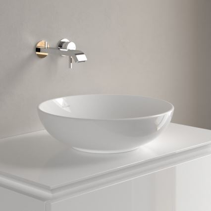 Villeroy & Boch 4A460001 - Ant stalviršio praustuvas LOOP&FRIENDS, Ø 42 cm, keramika/balta