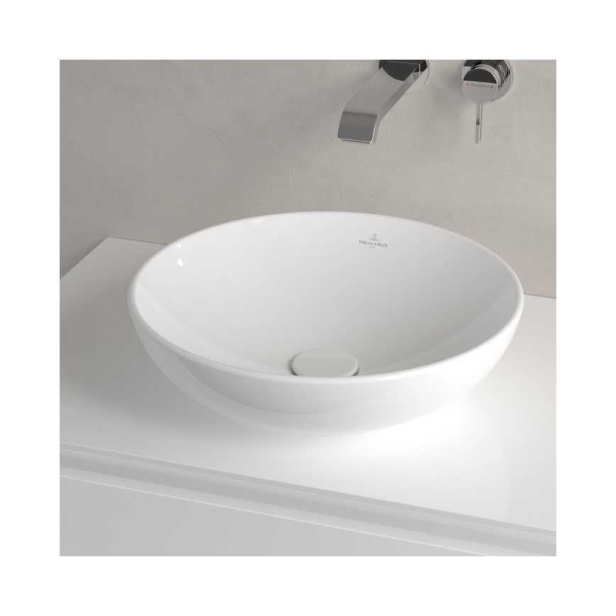 Villeroy & Boch 4A460001 - Ant stalviršio praustuvas LOOP&FRIENDS, Ø 42 cm, keramika/balta