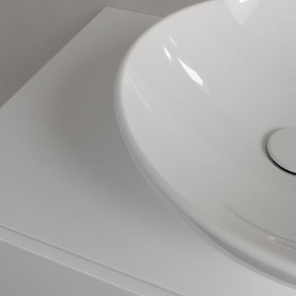 Villeroy & Boch 4A460001 - Ant stalviršio praustuvas LOOP&FRIENDS, Ø 42 cm, keramika/balta