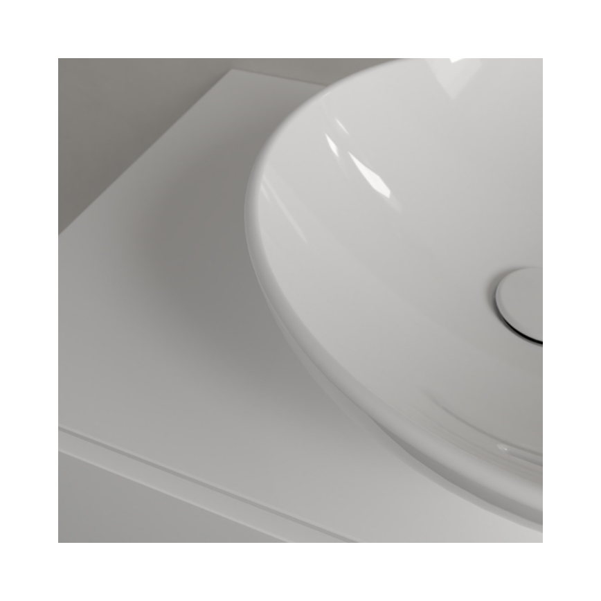 Villeroy & Boch 4A460001 - Ant stalviršio praustuvas LOOP&FRIENDS, Ø 42 cm, keramika/balta