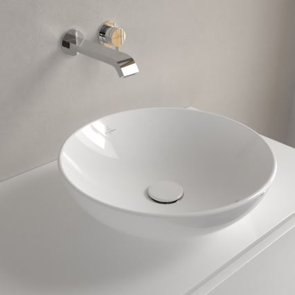 Villeroy & Boch 4A460001 - Ant stalviršio praustuvas LOOP&FRIENDS, Ø 42 cm, keramika/balta