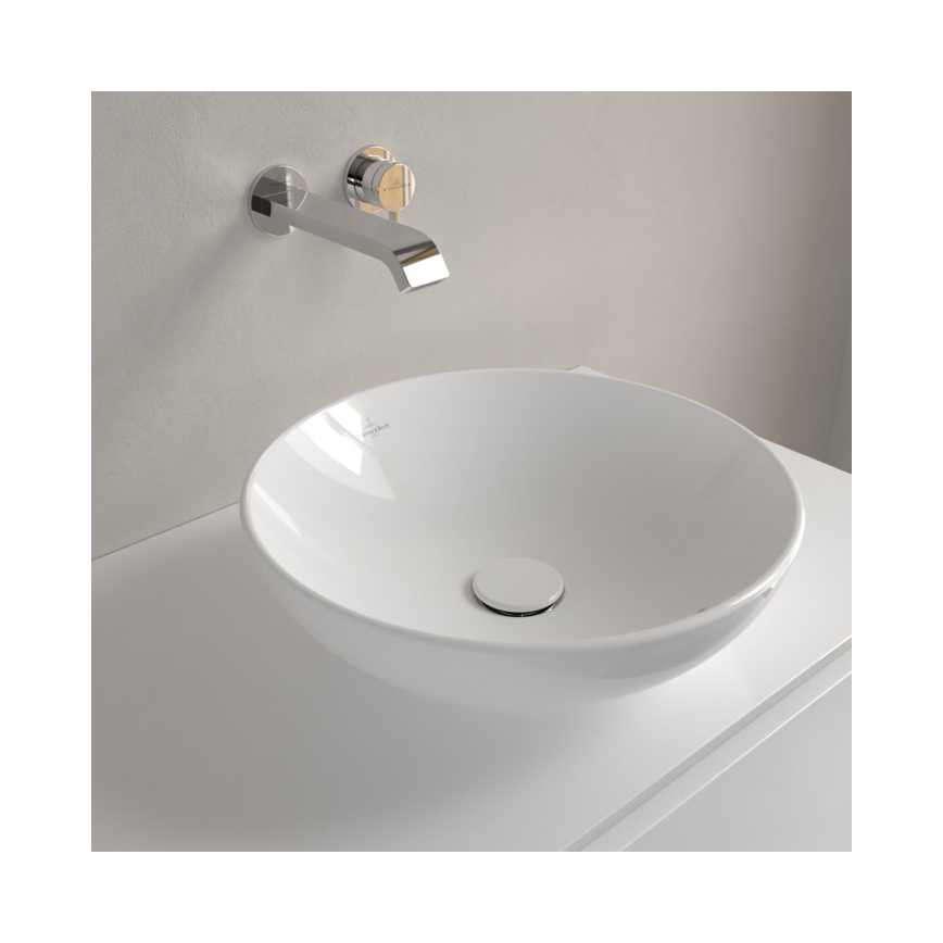 Villeroy & Boch 4A460001 - Ant stalviršio praustuvas LOOP&FRIENDS, Ø 42 cm, keramika/balta
