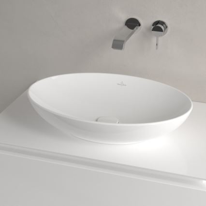 Villeroy & Boch 4A470001 - Ant stalviršio montuojamas praustuvas LOOP&FRIENDS 56x38 cm keramika/balta