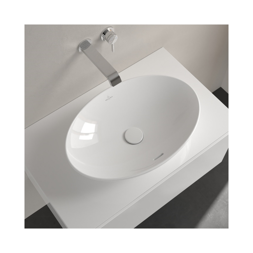 Villeroy & Boch 4A4700R1 - Praustuvas ant stalviršio LOOP&FRIENDS 56x38 cm keramika/balta