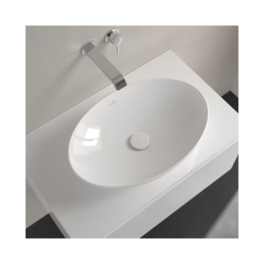 Villeroy & Boch 4A470101 - stalviršio praustuvas LOOP&FRIENDS 56x38 cm keramika/balta