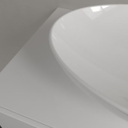 Villeroy & Boch 4A4701R1 - Ant stalviršio montuojamas praustuvas LOOP&FRIENDS 56x38 cm keramika/balta