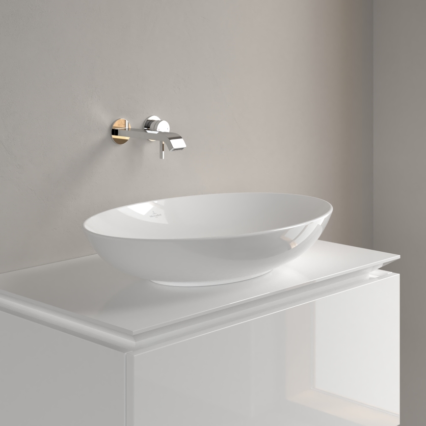 Villeroy & Boch 4A480001 - Praustuvas ant stalviršio LOOP&FRIENDS 62x42 cm keramika/balta