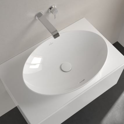 Villeroy & Boch 4A480001 - Praustuvas ant stalviršio LOOP&FRIENDS 62x42 cm keramika/balta
