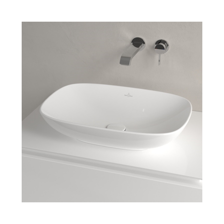 Villeroy & Boch 4A490001 - Praustuvas ant stalviršio LOOP&FRIENDS 56x38 cm keramika/balta