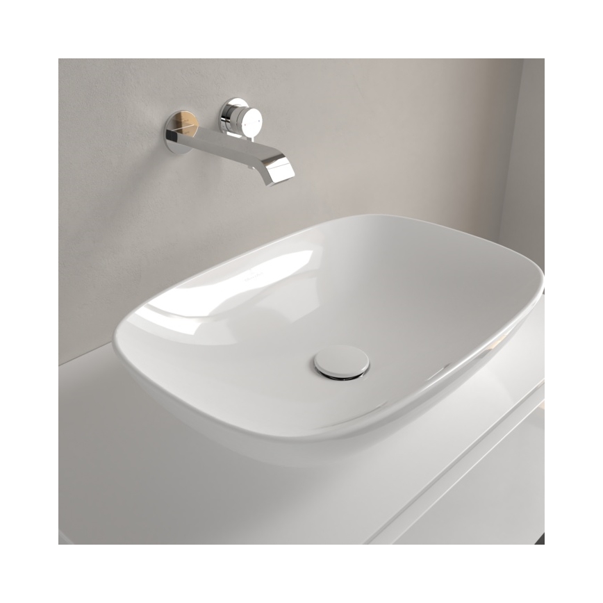 Villeroy & Boch 4A490001 - Praustuvas ant stalviršio LOOP&FRIENDS 56x38 cm keramika/balta