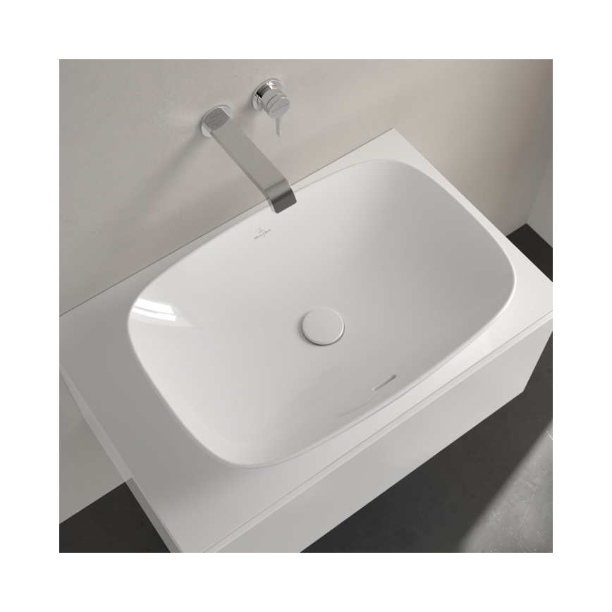 Villeroy & Boch 4A500001 - Praustuvas ant stalviršio LOOP&FRIENDS 62x42 cm keramika/balta