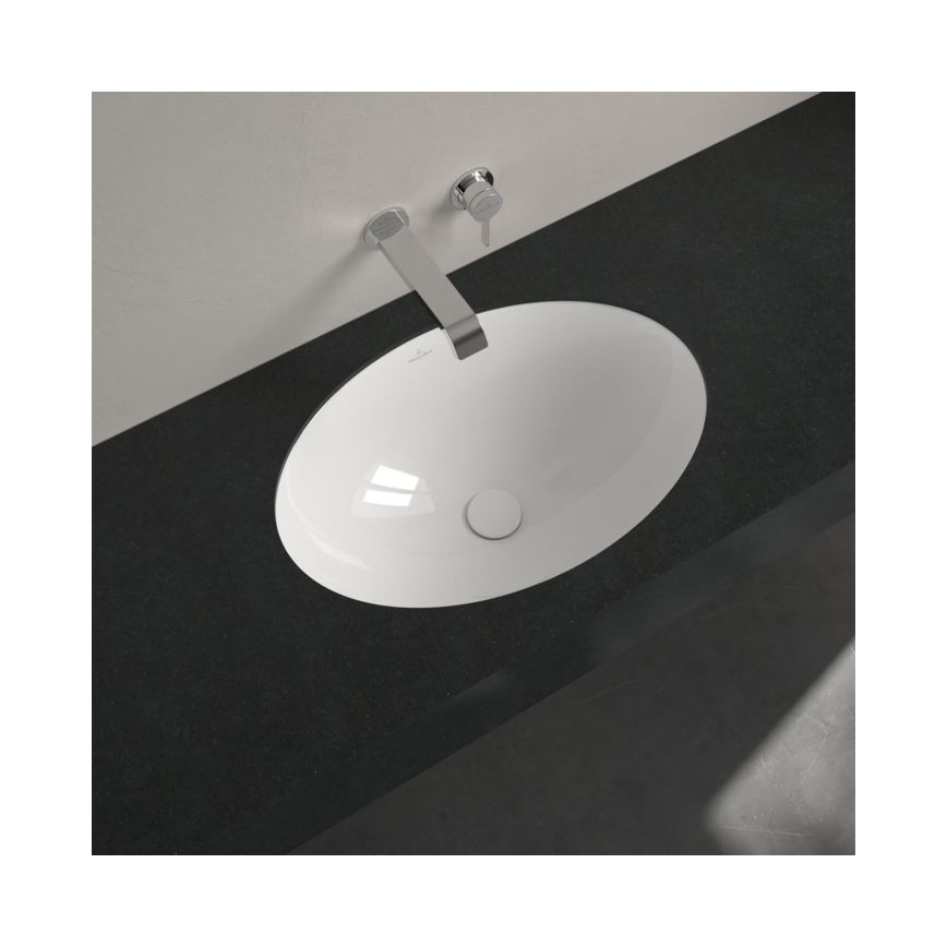 Villeroy & Boch 4A550001 - Įleidžiamas praustuvas LOOP&FRIENDS 56x38 cm keramika/balta