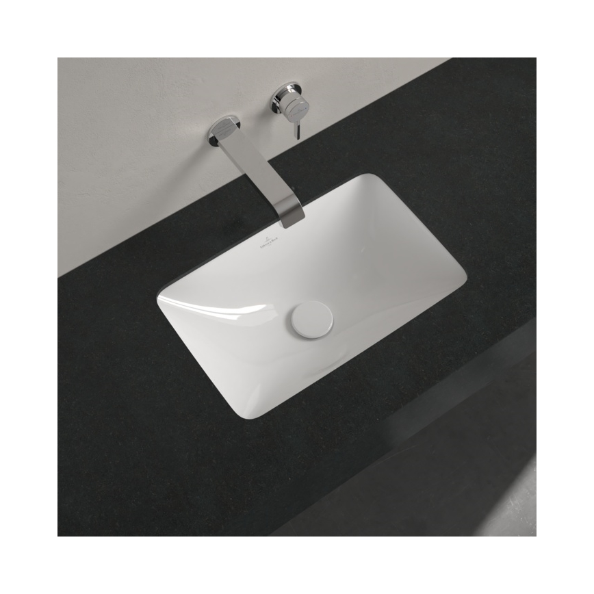 Villeroy & Boch 4A560101 - Įleidžiamas praustuvas LOOP&FRIENDS 45x28 cm keramika/balta