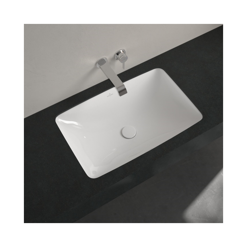 Villeroy & Boch 4A580001 - Įleidžiamas praustuvas LOOP&FRIENDS 61,5x38 cm keramika/balta