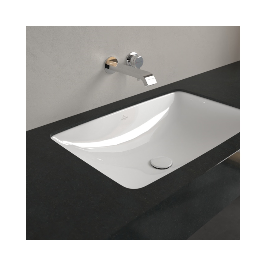 Villeroy & Boch 4A580001 - Įleidžiamas praustuvas LOOP&FRIENDS 61,5x38 cm keramika/balta