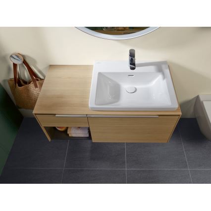 Villeroy & Boch 4A706001 - Pakabinamas praustuvas SUBWAY 3.0 60x47 cm keramika/balta
