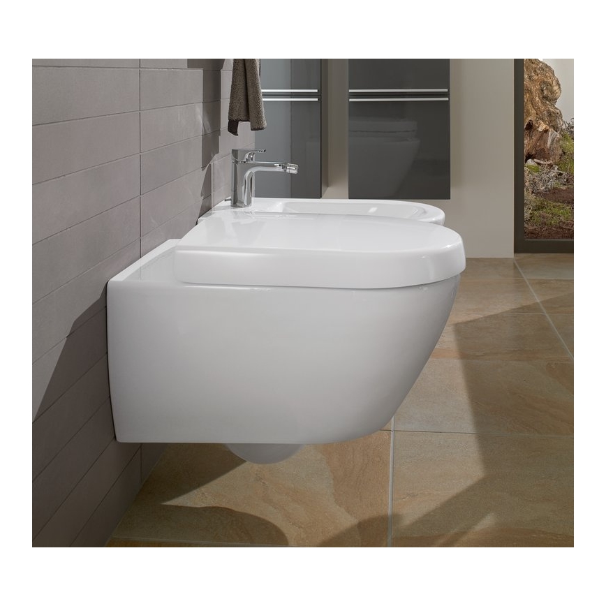 Villeroy & Boch 54000001 - Pakabinamas bidė SUBWAY 2.0 37x56 cm keramika/balta