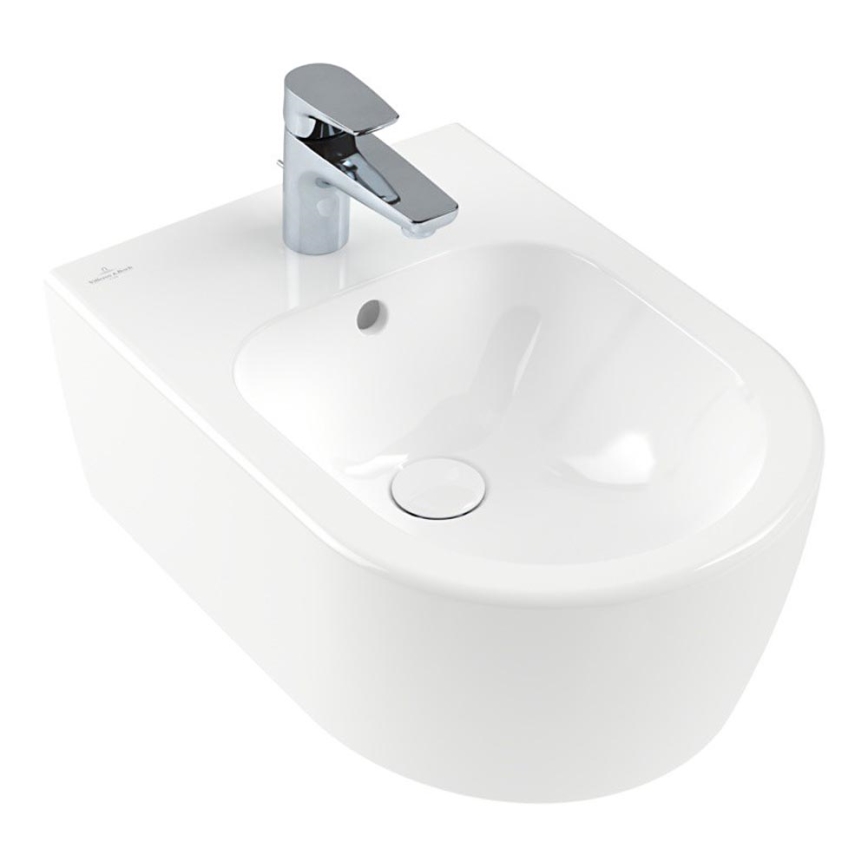 Villeroy & Boch 54050001 - Pakabinama bidė AVENTO keramika/balta