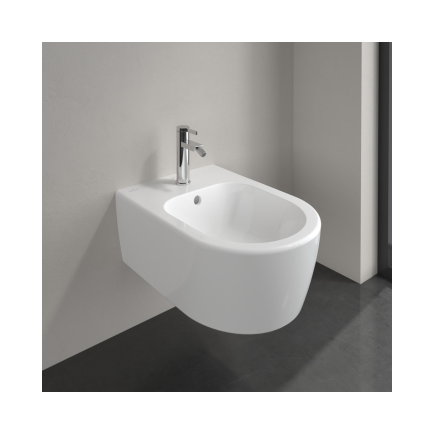 Villeroy & Boch 54050001 - Pakabinama bidė AVENTO keramika/balta