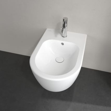 Villeroy & Boch 54050001 - Pakabinama bidė AVENTO keramika/balta