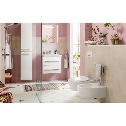 Villeroy & Boch 54050001 - Pakabinama bidė AVENTO keramika/balta